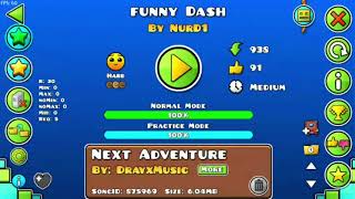 Funny Dash By NurD1 | Geometry Dash 2.21