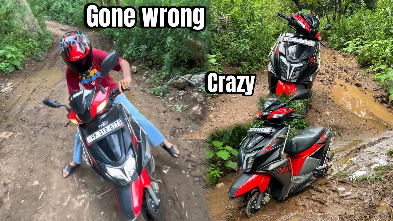 Full off roading with Ntorq 🚀 | Gone wrong 😱| Ntorq Race editon❤️