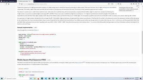 Middle-Square Algorithm