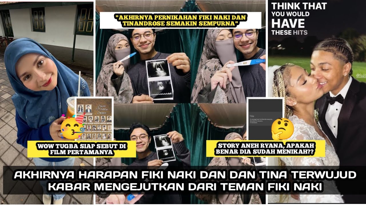 SELAMAT UNTUK FIKI NAKI DAN TINANDROSE KABAR MENGEJUTKAN DARI TUGBA DAN RYANA