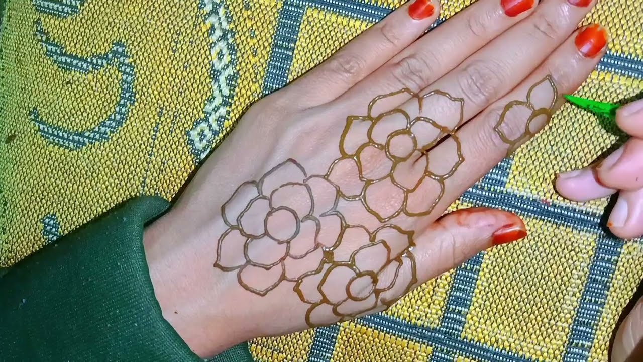 Confused😄 mehendi design ||