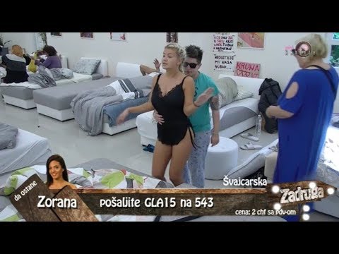 Zadruga - Matora dohvatila Sanju - 13.10.2017.
