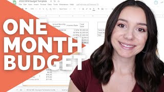 How to Budget for One Month of Expenses STEP BY STEP