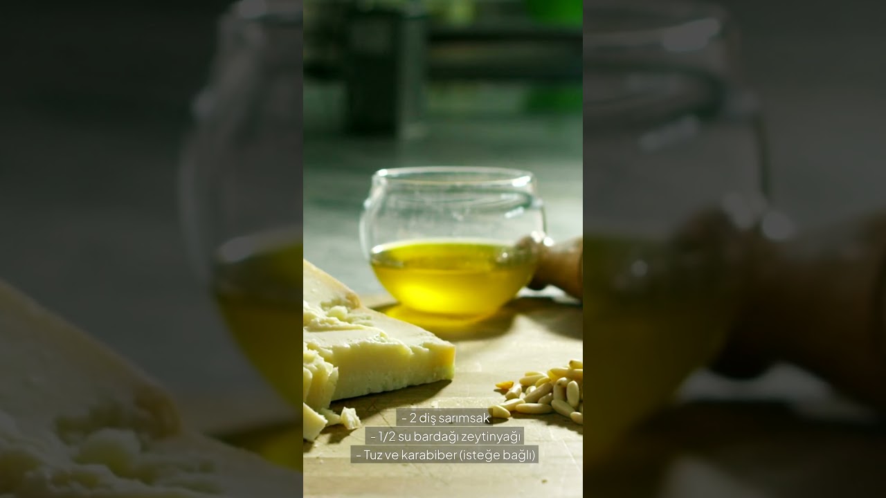En güzel ve pratik pesto sos tarifi #pesto #makarnasosu #pestosos