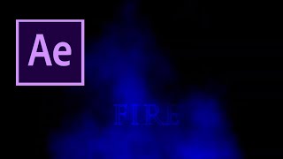 Blue Fire/Smoke Text Animation - After Effects and Image Lounge screenshot 5