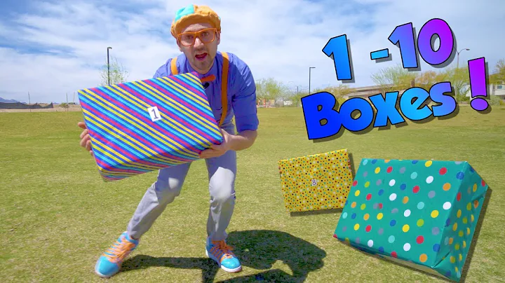 Learn Numbers 1-10 with Blippi & Surprise Boxes!