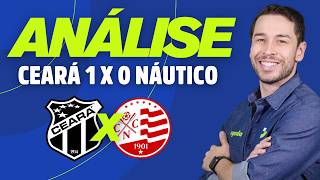ANÁLISE PÓS-JOGO CEARÁ 1 X 0 NÁUTICO | ANDRÉ ALMEIDA