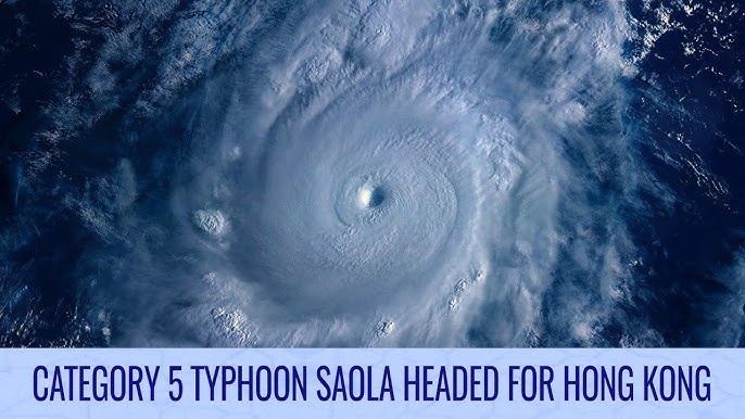 Supertyphoon Saola approaches Hong Kong, prompting China's highest warning  | #osintopedia #saola - YouTube