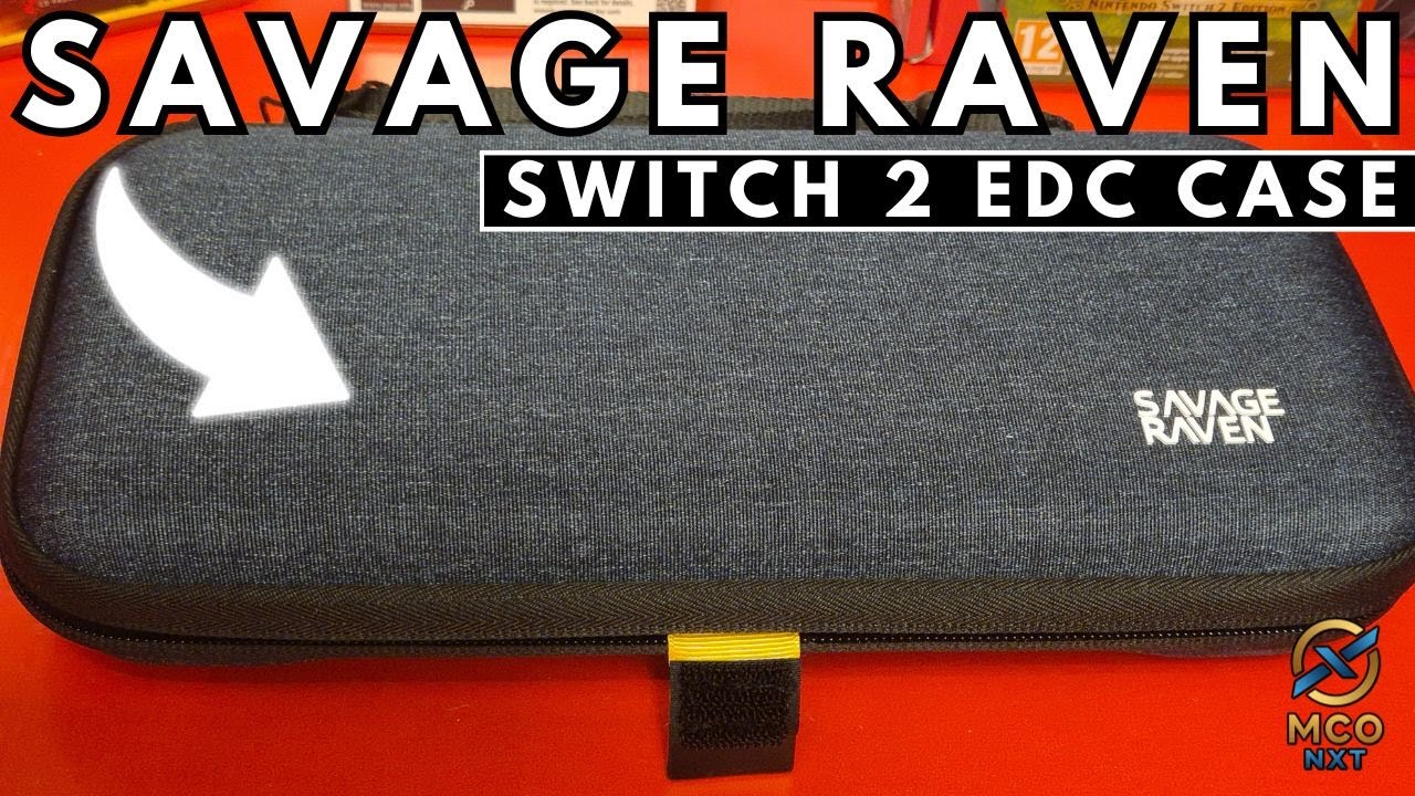 Чехол Savage Raven EDC для переноски в сравнении с официальным защитным чехлом Nintendo Switch 2 ...