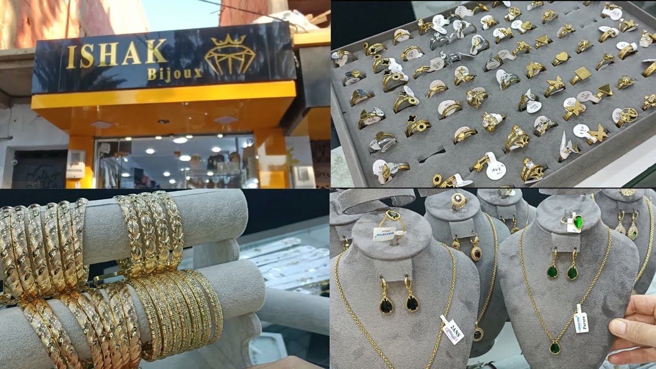 جولة عند ishak bijoux 🥰 أحسن محل وسومة هبال في متناول الجميع ❤️