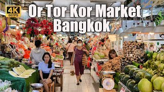 [4K] OR TOR KOR Market  Bangkok | Best High Quality fresh market in Thailand 2024