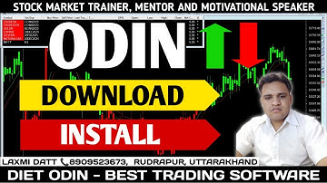 How To Download And Install Odin Trading Software | Best Online Trading Software | Laxmi Datt Vlogs