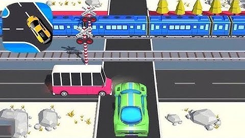 Traffic Run Level All Levels Gameplay Android iOS game - Scary traffic track|Stage 97-103|