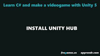 install unity hub and unity 2020 Profile