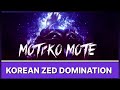 Korean Zed destroying diamond players in high elo