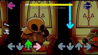 'Burning in Hell' Full Combo with Mechanics | FNF Indie Cross
