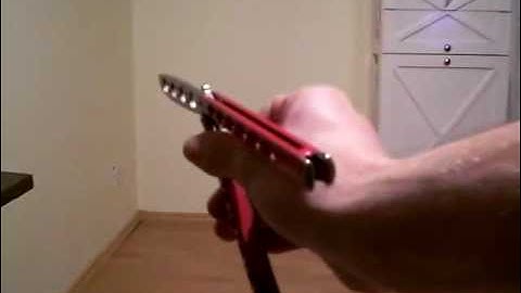 "The Reversewheel" Tutorial (Balisong/Butterfly knife trick)
