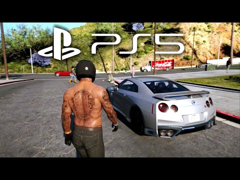 GTA 5 ►PS5 2021 Concept 4k Graphics ►Ray Tracing NaturalVision Evolved PC Mod!