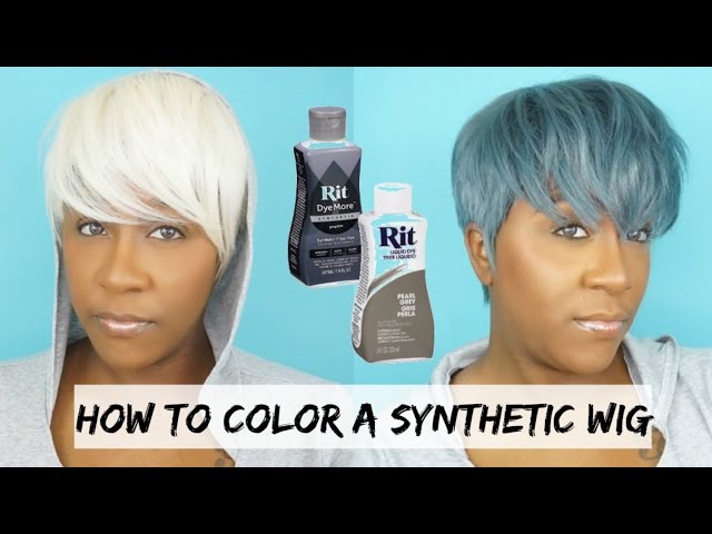 Cherry Red Watercolor 🍒  How To Dye A Synthetic Wig