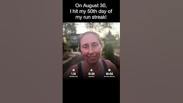 50 days into my run streak