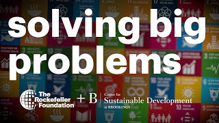 17 Rooms: Forging New Paths to Action
17 Rooms is a new approach to growing action for the Sustainable Development Goals (SDGs). The platform aims to promote collaborative actions and insights within each SDG, while also spurring practical connections across all the goals. Watch this video to learn about what 17 Rooms is, and how it works. In each 17 Rooms process, individual working groups (or “Rooms”), typically one per SDG, are tasked with a common assignment of identifying cooperative actions to take over the subsequent 12-18 months. Emerging ideas are then shared across Rooms to spot opportunities for collaboration. All 17 Rooms processes are defined by three key design principles: 1) All SDGs get a seat at the table, 2) Take a next step, not the perfect step, and 3) Conversations, not presentations.
Convened by the Center for Sustainable Development at The Brookings Institution and The Rockefeller Foundation’s Innovation team, the 17 Rooms initiative has evolved along two main tracks: (1) an annual global flagship process, which brings together leading policy experts and practitioners to tackle international-scale SDG challenges; and (2) 17 Rooms-X,” a widely accessible methodology to help local communities take practical next steps toward achieving the SDGs.
If you are interested in learning more about the 17 Rooms flagship process or are in hosting a 17 Rooms-X in your local community, please visit https://www.brookings.edu/projects/17-rooms/ or contact 17Rooms@Brookings.edu. 17 Rooms: Forging New Paths to Action