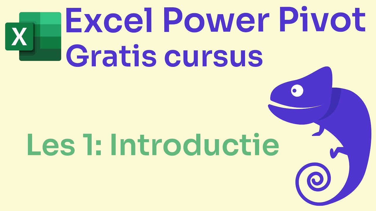 Gratis Excel Power Pivot Cursus: Les 1 Introductie #gratiscursus #excel #powerpivot