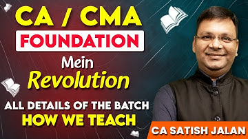 CA / CMA Foundation Revolution Batch Complete Details