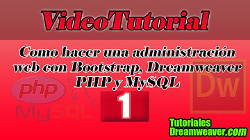 Capítulo 1 - Cómo hacer una administración web con Bootstrap, Dreamweaver, PHP y MySQL