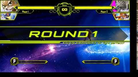 Game Maker 8 - Fighting game test(no AI, just standing)