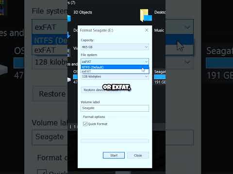 How To Factory Reset a Seagate External Hard Drive #recoverit #techtok#seagate #reset #harddriver