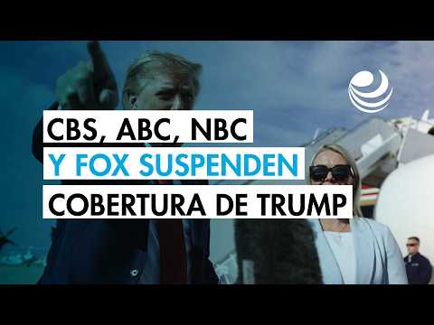 CBS, ABC, NBC, and Fox suspend joint coverage of Trump in support of CNN