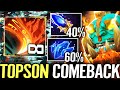 🔥 TOPSON Huskar MID 0/4/0 WTF Comeback — 100% Slow Aghanim + Shard Immortal Skin Dota 2 Pro