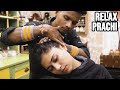 Asmr indian head massage  relax together with prachi  the quiet barbershop