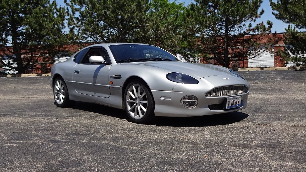 2002 aston martin db7 vantage in stronsay silver v12 engine sound