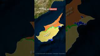Who Really Owns Cyprus ??🔥 #shorts #maps #cyprus #geography #turkey #facts #politics #knowledge
