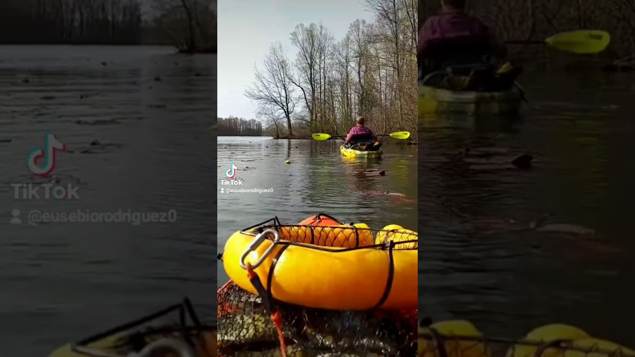 Pelican coast 100xr kayak, wife kayaking when she 1st got it! 