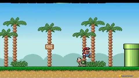 Super Mario Bros (Dos clone) gameplay (PC Game, 1994)