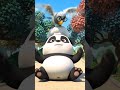 Magic Ice Cream ESCAPES from Panda! #panda #cartoon #shorts