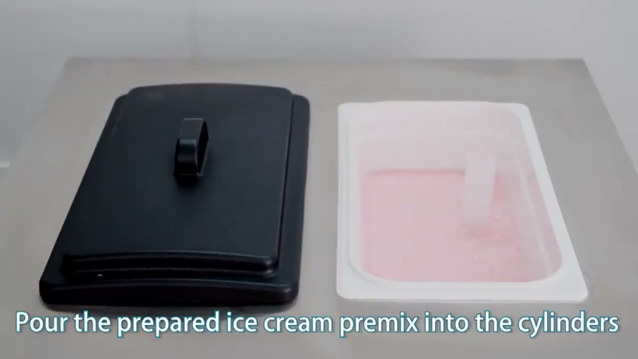 How cool the Luckeg ice cream machine is？