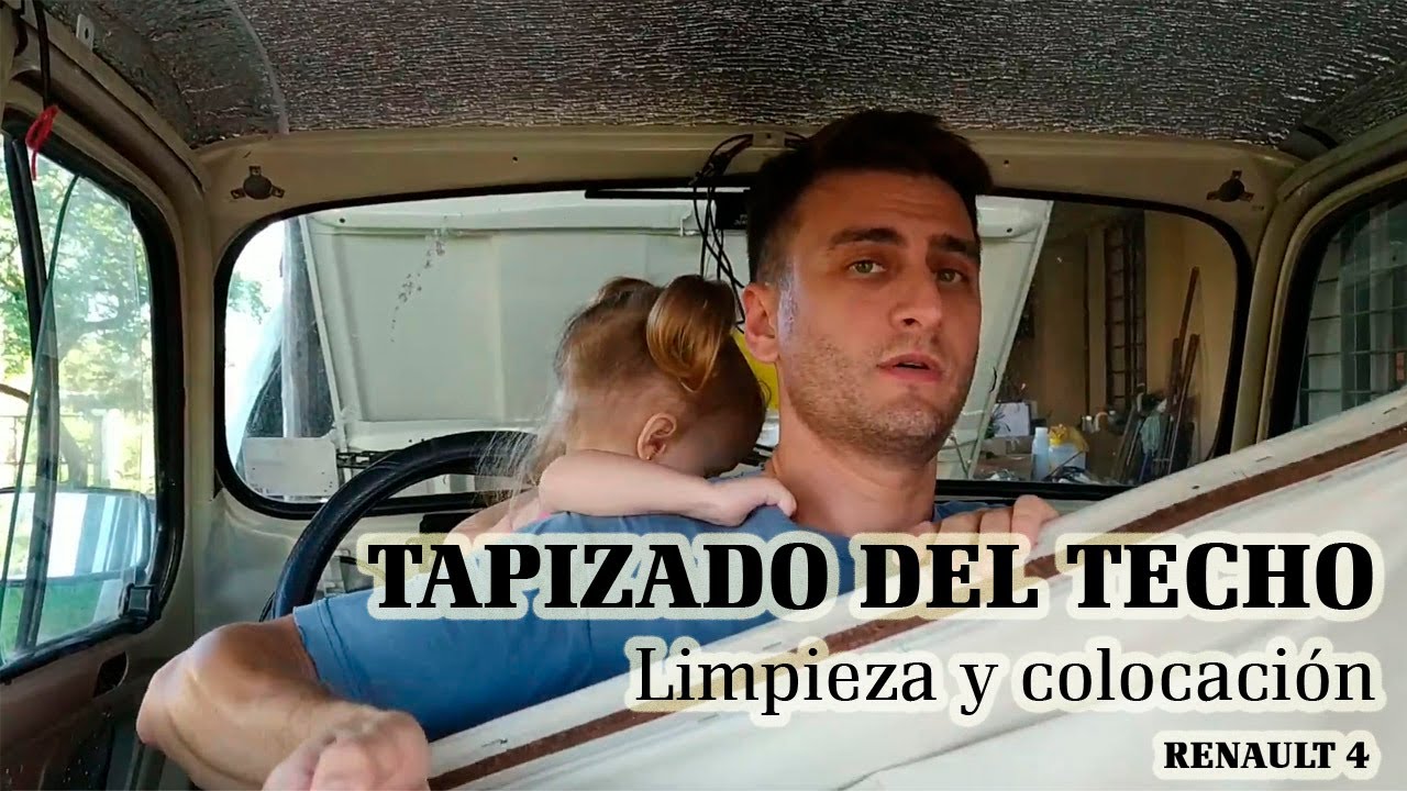 Como pegar la tela del techo del coche