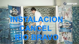 Instalación de Cancel de Baño Rio Bravo doble corredizo