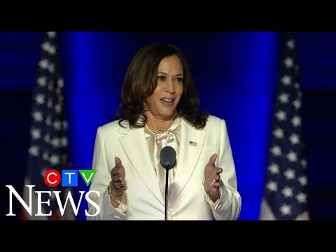 Kamala Harris has message for children during victory speech