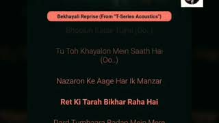 Bekhayali Reprise (From "T-Series Acoustic")