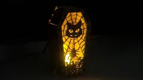 How to assemble Halloween Coffin