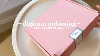 unbox with me — i bought an old digicam on instagram • sony cybershot dsc-tx5