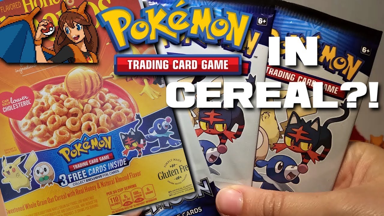 Opening 3 Packs of Pokemon Cards from CEREAL BOXES