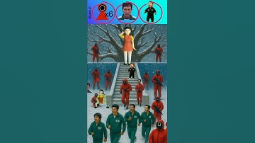 Find odd Squid game3 players #김프로 #유백 #squidgame3