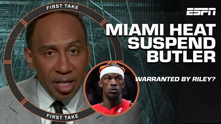 Stephen A. Smith QUESTIONS Jimmy Butler's suspension from Heat 🗣️ 'A MIAMI ISSUE!' | First Take
