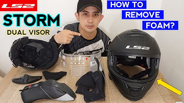 How to Remove Foam and Lens - LS2 STORM
