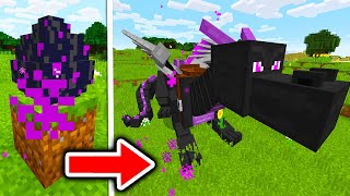 How to HATCH the ENDER DRAGON EGG in Minecraft